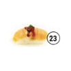 23. Flamberet Laks Nigiri (1 stk.)
