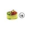 19. Agurk m. Spicy Tun & Forårsløg Gunkan (1 stk.)